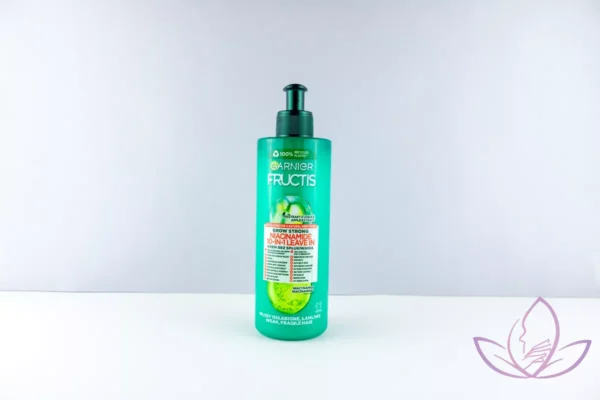 کرم مو 10 کاره تقویت کننده گارنیر Grow Strong Niacinamide 10-in-1 Leave In – فرمول چندکاره جهت تقویت، تغذیه و حفظ رطوبت موها.