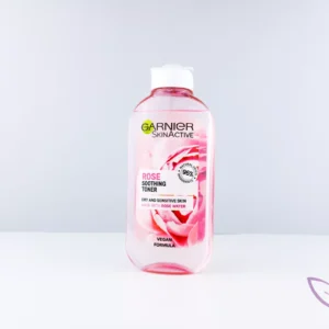 Rose Soothing Toner Vegan Formula | تونر گل رز گارنیر - نمای جلویی